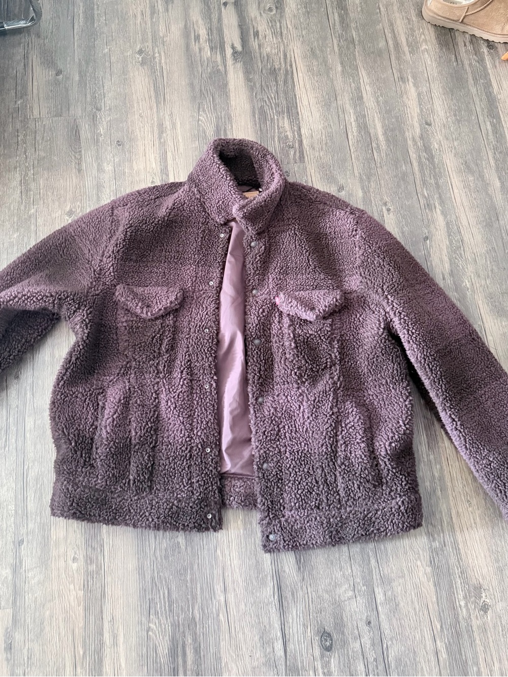 Men's Plush Sherpa Jacket